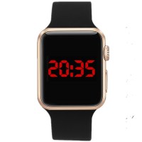 防水高中初中小学生男女手表韩版学生LED电子表儿童青少年手表 防水656黑色