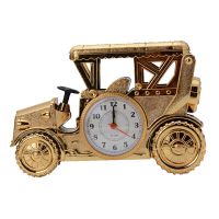 复古老爷车闹钟大声音闹铃创意个性学生专用懒人时钟简约起床儿童 金色
