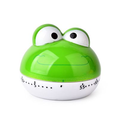 [萌宠定时器]厨房计时器提醒器大声学生倒电子闹钟秒表定时钟 [大眼青蛙]绿色