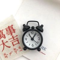 韩风ins迷你闹钟学生书桌摆件学生书桌闹钟伴手礼可爱袖珍小闹钟 黑色迷你小闹钟 x1