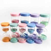 儿童刷牙马卡龙沙漏计时器1 3 5 30分钟时间防摔创意摆件生日礼物 马卡龙3分钟随机