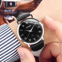 全自动机芯手表男士学生韩版潮炫酷星空防水初中生情侣表女非机械 特价皮带版(黑带黑面)明日涨价