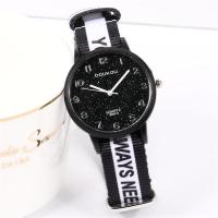 ins风手表男学生防水韩版简约文艺女表中学生情侣运动森系少女 黑色星空设计黑白 只送电池