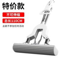 旋转拖把杆通用家用拖地拖把神器一拖净墩布带甩水懒人甩干拖布桶 特价款不可伸缩(1个头)