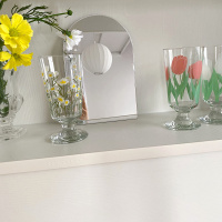 ins韩国博主异形镜子波浪亚克力镜面化妆镜桌面摆件装饰家居饰品 小拱门