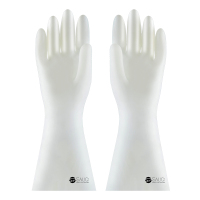 耐用型厨房洗碗手套女家务清洁皮手套洗菜洗衣服防水丁腈薄手套 丁腈橡胶皮手套 S