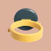 免打孔卫生间吹风机架置物架风筒架子壁挂式电吹风挂架浴室收纳架 黄色单个装