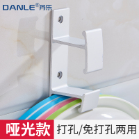 免打孔脸盆架壁挂式洗脸盆收纳架卫生间置物架浴室盆架子浴盆挂钩 哑光脸盆架(免打孔两用)