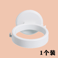 免打孔吹风机架置物架风筒架子卫生间壁挂式电吹风挂架浴室收纳架 塑料吹风机架-白色1个装