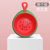婴儿洗脸盆宝宝盆小脸盆洗屁屁盆儿童新生屁股盆子初生用品3个装2 1个装(西瓜)