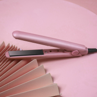 夹板直发卷发两用刘海熨板直板夹女不伤发迷小型直卷发棒甲板神器 粉色单品