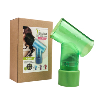 电吹风机魔术卷发筒吹卷发神器魔法风罩龙卷风大卷造型风筒卷发器 绿色魔法风筒