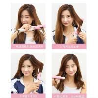 陶瓷釉电卷发棒女大卷波浪卷发懒人神器迷小型你不伤发自动小刘海 粉色28MM可调温 中卷