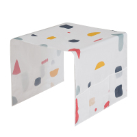 冰箱置物架侧收纳布 多层 布艺冰箱防尘罩冰箱收纳挂袋防尘布收纳 几何（冰箱防尘罩）