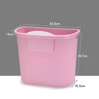 家居厨房用品用具小百货工具实用置物架家用懒人收纳神器创意大全 [粉色]