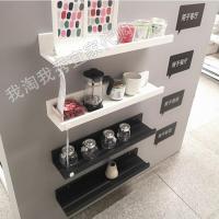 0.8国内代购 莫兰达 壁式图片架 收纳架 置物架 画架 整理架 长55厘米白色 1层