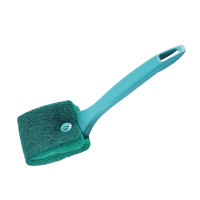 鱼缸龟缸清洁刷子小型长柄刷缸神器无死角擦玻璃刮藻清理工具 小号鱼缸刷(23cm)