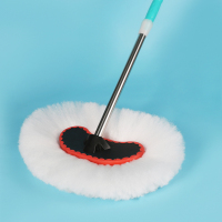 洗车拖把专用刷车刷子软毛清洗扦把不伤汽车擦车冼车工具套装伸缩 牛奶丝车刷♦1.6米伸缩单件