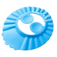 宝宝洗头神器儿童洗发帽婴儿硅胶防水帽子护耳小孩洗澡浴帽 [经典款]天空蓝 可调节