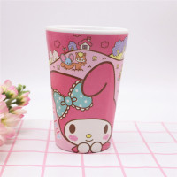 超萌耐摔儿童密胺漱口杯情侣牙刷杯塑料杯子可爱卡通大号水杯家用 大号-大脸美乐蒂