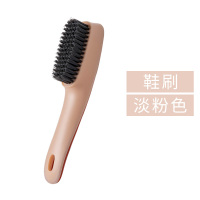 鞋刷软毛家用专用不伤鞋刷鞋神器洗鞋板刷多功能清洁洗衣衣服刷子 鞋刷1个装-淡粉色