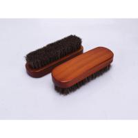马毛刷原木鞋刷刷皮鞋刷子鞋油刷 抛光擦鞋油鞋刷 翻毛鞋刷马鬃毛