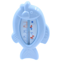 婴儿洗澡测水温度计宝宝水温表新生儿童浴盆温度计水温卡 蓝色水温计