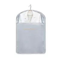 挂衣袋挂式家用衣罩衣服袋子全封闭透明长款大衣套衣柜收纳 防尘罩立体灰色 短款:90CM[适用衣长到臀部左右]