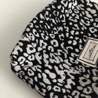 [BLUE不露]豹纹斑马千鸟格纹便携手包收纳杂物包化妆包ins 豹纹