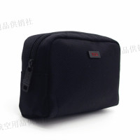 男女途*明塔米荼蘼美国达美航空出差便携洗漱包化妆充电子收纳包 黑色布尼龙空包