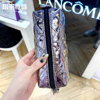 专柜菱格古铜色气质化妆包手拿包收纳包洗漱包