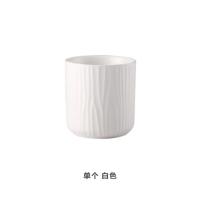 北欧家用简约情侣洗漱杯漱口杯一对刷牙杯牙具缸洗漱套装陶瓷杯子 陶瓷单个洗涑杯-哑光白
