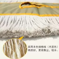 平板拖把替换布尘推布套排拖布罩加厚大号棉线拖把头60 90 110cm 45cm拖布 军绿