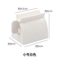 牙膏挤压器懒人洗面奶置物架卫生间儿童手动挤牙膏夹子 小号白色