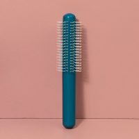 气垫梳子女士专用长发卷发气囊按摩头部经络梳脱发静电内扣家用防 蓝色卷发梳