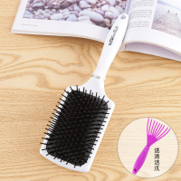 女士专用套装梳子网红款气垫梳气囊梳按摩梳卷发梳内扣女家用长发 白色大板梳