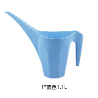 园艺洒水壶家用种菜浇花室内盆栽加厚塑料长嘴浇花壶养花工具 1.1L 蓝色