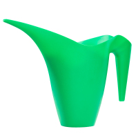 浇花神器长嘴壶洒水壶塑料家用园艺刻度盆栽量杯浇水壶 [1L]绿色量杯