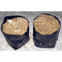 黑色加厚塑料育苗袋三叶青种植袋柑橘营养袋杯脐橙容器一次性花盆 17*25(装土后直径10高20)100个