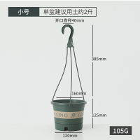 吊盆花盆加仑吊兰塑料悬挂式吊篮室内垂吊绿萝常春藤挂盆 小号吊盆 中等