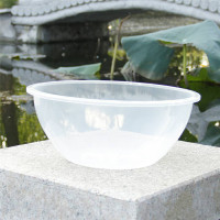 绿萝塑料花盆吊盆清仓吊兰盆附带接水盆垂吊兰花创意大花盆 透明接水盆(2个) 口径27cm