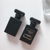 香水分装瓶空瓶高端玻璃喷雾瓶补水替换瓶空瓶子30ml大容量50毫升 30毫升磨砂黑