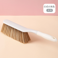 床刷家用扫床刷除尘清洁刷子小扫把卧室床上扫帚软毛刷炕笤帚床单 大号灰色-单个装