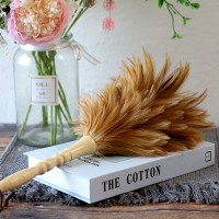 特级鸡毛掸子车用除尘加大加密 家用清洁不掉毛 乌骨鸡毛掸子 鸡毛除尘掸