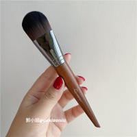 郭小妞 超薄加宽舌型面膜刷不吃粉轻薄底妆 榉木舌型粉底刷 人造纤维