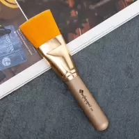 大号优质软毛面膜刷 面膜扫DIY工具涂面膜刷子加粗美容院皮肤管理 大号金色毛面膜刷2支装