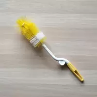 大号360度可旋转刷毛奶瓶刷 长柄清洗奶瓶水杯刷清洁玻璃奶瓶神器