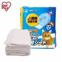 日本宠物尿片双层猫砂盆猫尿垫爱丽丝加厚洁垫猫咪尿垫 双层猫砂盆尿垫 M-中型 6片装