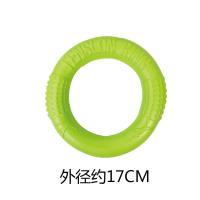 狗玩具EVA飞盘边牧金毛宠物飞碟训练狗狗耐咬硅胶可浮水宠物用品 小绿圆圈