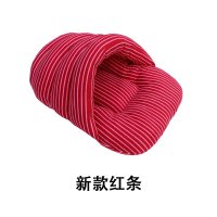 宠物睡袋狗窝床四季猫窝兔窝大中小型垫子猫咪保暖幼犬猫 新品红条 S-小型(3斤以内)